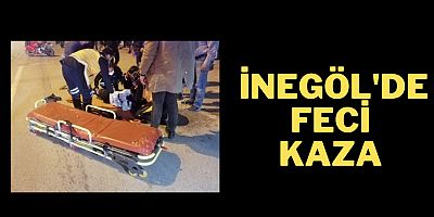 İnegöl ilçesinde motosiklet ile bisikletin çarpışması sonucu 2 kişi yaralandı.