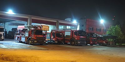 İnegöl İtfaiyesi Deprem Sonrası Teyakkuz Halinde Bekledi