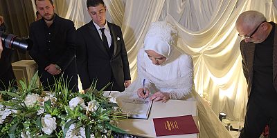 İNEGÖL İTFAİYESİNDE MUTLU GÜN: ENES İLHAN AY EVLENDİ