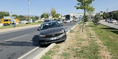 İnegöl Kalburt Mevkiinde Zincirleme Kaza: 2 Yaralı