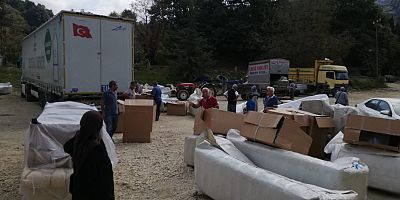 İNEGÖL MOBİLYACILARINDAN ‘SEL’ MAĞDURLARINA DESTEK