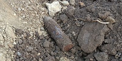 İnegöl Olukman Mahallesi’nde Patlamamış Top Mermisi Bulundu