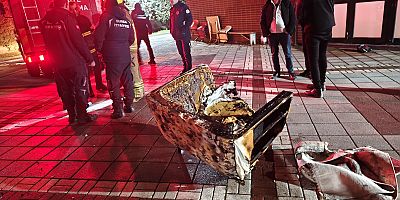 İnegöl OSB’de 112 Acil Servis Merkezi’nde Yangın Çıktı