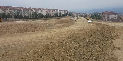 İnegöl OSB inegöl  Alanyurt yol çalışması.
