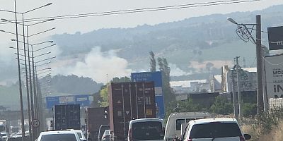 İnegöl Şehitler Mahallesi’nde Tarlada Yangın Paniği!