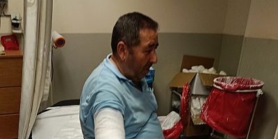 İnegöl sevilen esnafı kaza yaralandı 