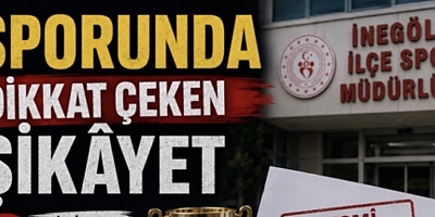 İNEGÖL SPORUNDA DİKKAT ÇEKEN ŞİKÂYET
