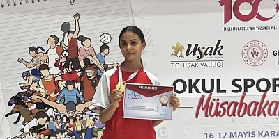 İnegöl’ün gururu Zeynep Yaşar  Türkiye Şampiyonu oldu