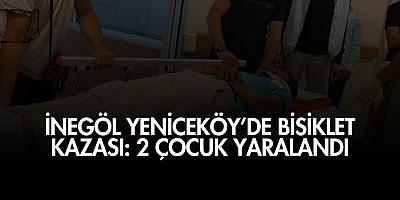 İnegöl Yeniceköy’de Bisiklet Kazası: 2 Çocuk Yaralandı