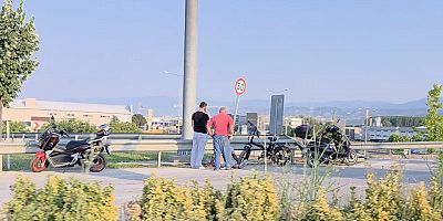 İnegöl Yeniceköy Köprülü Kavşağı’nda Servis Minibüsü Bisikletliyi Sıkıştırdı: 1 Yaralı