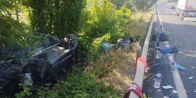 İnegöl yolunda can pazarı