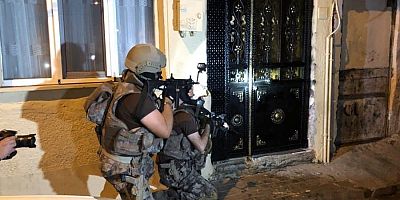 İnegölde şafak operasyonu