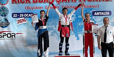 İnegöllü Afra Türkiye 2’ncisi oldu