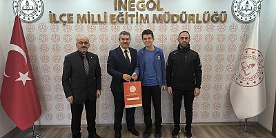 İnegöllü genç ezan okumada Bursa birincisi 