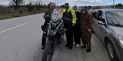 İNEGÖLLÜ HASTANE ÇALIŞANI UMRE’DEN MOTOSİKLETİYLE DÖNDÜ