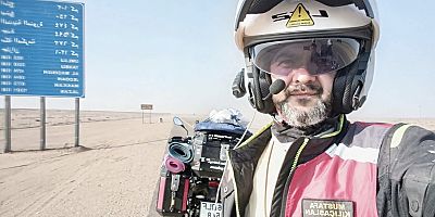     İNEGÖLLÜ HASTANE ÇALIŞANI UMRE’YE MOTOSİKLETLE GİTTİ