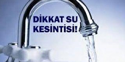 İNEGÖLLÜLER DİKKAT SULAR KESİLECEK