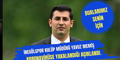 İnegölspor'dan üzen haber