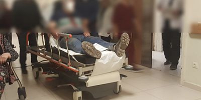 İŞÇİNİN BAŞINA İSABET ETTİ