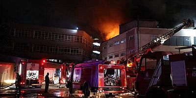 İstanbul’da bir iş yerinde yangın çıktı