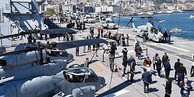 İstanbul'da TCG Anadolu'yu 140 binden fazla kişi ziyaret etti