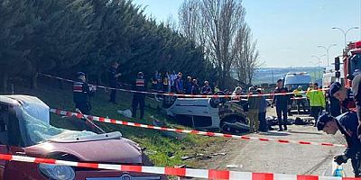 İstanbul'da TEM Otoyolu'ndaki kazada 6 kişi hayatını kaybetti