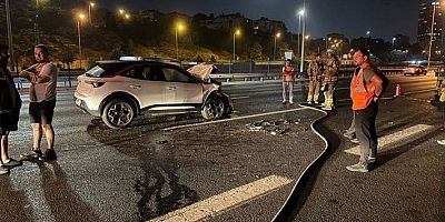 İstanbul’da TEM Otoyolu'ndaki trafik kazasında 1 kişi öldü