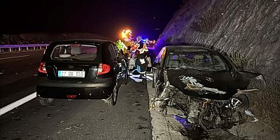 İstanbul-İzmir Otoyolu'nda 5 araç tırdan düşen tomruklara çarptı, 1 kişi öldü, 9 kişi yaralandı