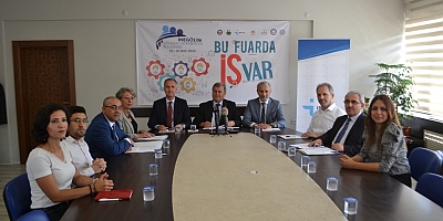 İSTİHDAM FUARI BASIN AÇIKLAMASI GERÇEKLEŞTİ