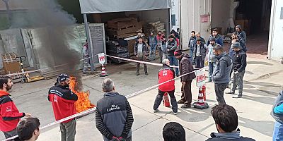 İşyerlerinde afet eğitimleri sürüyor