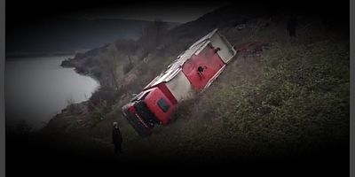 İtfaiye Araçı uçuruma uçtu 