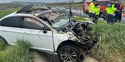 İzmir'de feci kaza: 1 ölü, 5 yaralı