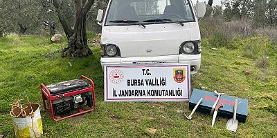 İznik’te kazı yapan 2 kişi yakalandı