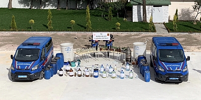 JANDARMA KAÇAK İÇKİ SATIŞINA FIRSAT VERMİYOR