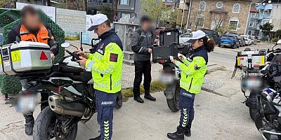 JANDARMADAN MOTOSİKLETLERE SIKI DENETİM