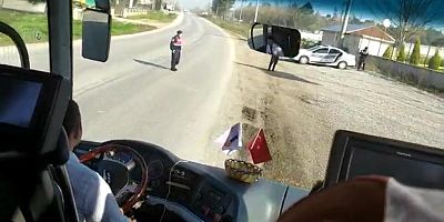 JANDARMADAN OTOBÜS DENETİMİ