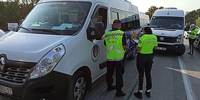 JANDARMADAN SERVİS ARAÇLARI DENETİMİ 