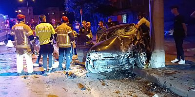 Kafa kafaya Çarpıştı 4 Yaralı 