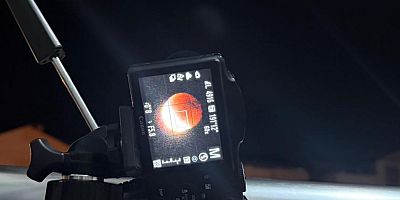 Kanlı Ay tutulması İnegöl’den  izlendi