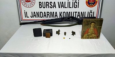 Karacabey’de tarihi eser operasyonu