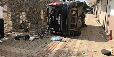 İNEGÖL’DE KORKUTAN KAZA