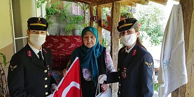 Kaymakam Görücü şehit ailelerini ziyaret etti