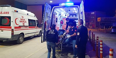 kazada elektrikli bisiklet sürücüsü yaralandı
