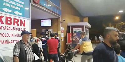 kendini kaybeden kadın merdivenlerden düştü.