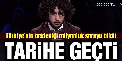 KİM MİLYONER OLMAK İSTER YARIŞMASININ MİLYONLUK SORUSU BELLİ OLDU