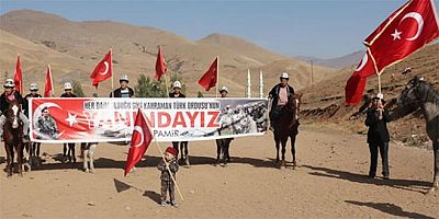 Kırgız Türklerinden Barış Pınarı Harekatı'na destek