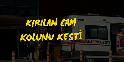 KIRILAN CAM KOLUNU KESTİ