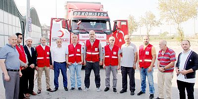 KIZILAYDAN OPERASYON BÖLGESİNE YARDIM TIRI