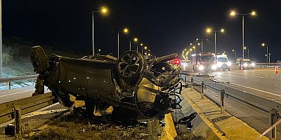 Kocaeli’de Kuzey Marmara Otoyolu’nda feci kaza : 2 ölü, 5 yaralı