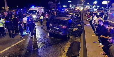 Kocaeli'de otomobille cipin çarpıştığı kazada 2 kişi öldü, 10 kişi yaralandı